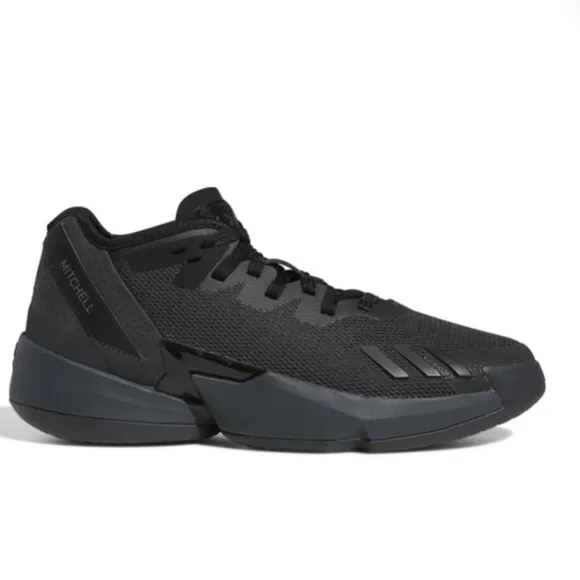 - Adidas D.O.N. Donovan Issue #4 Basketball Shoes Black Grey GY6511 kids 5.5