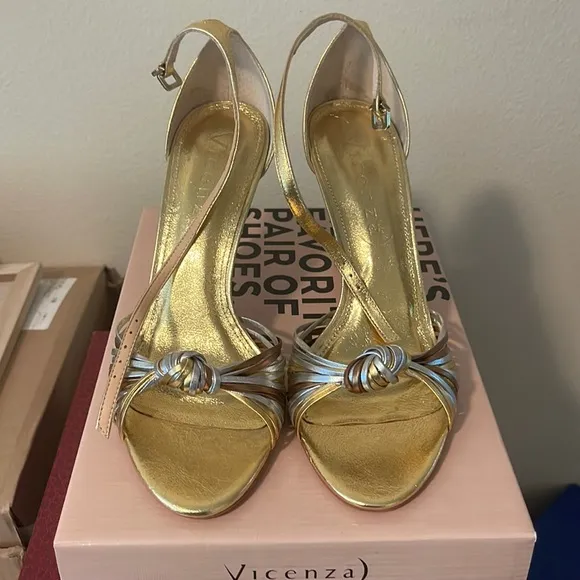 🩶💛  Anthropologie Vicenza Heels