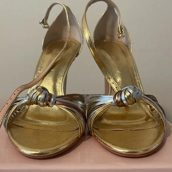 🩶💛  Anthropologie Vicenza Heels