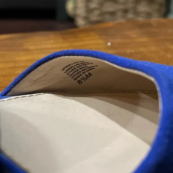 🤍 Cobalt blue suede pumps, 8 1/2 🤍