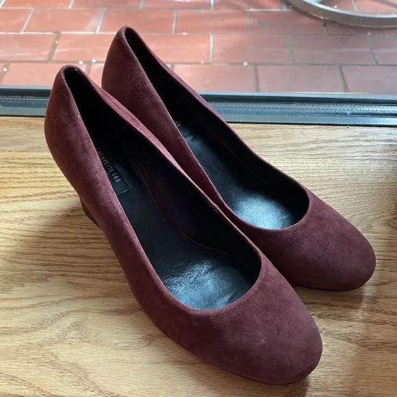 💛 Lafayette 148 New York Maroon Pumps