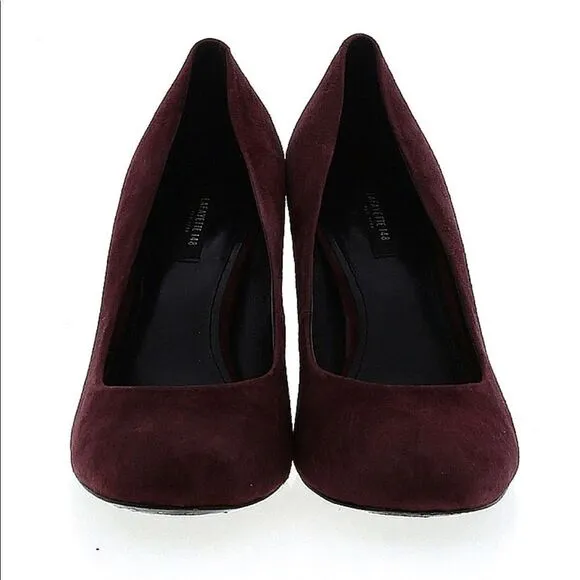 💛 Lafayette 148 New York Maroon Pumps