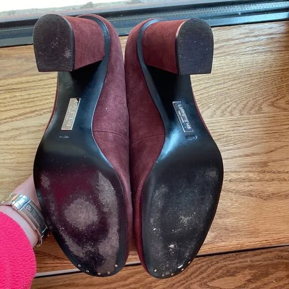 💛 Lafayette 148 New York Maroon Pumps