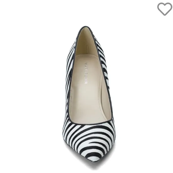 🦓 NIB Marc Fisher Zebra Print Pumps size 10