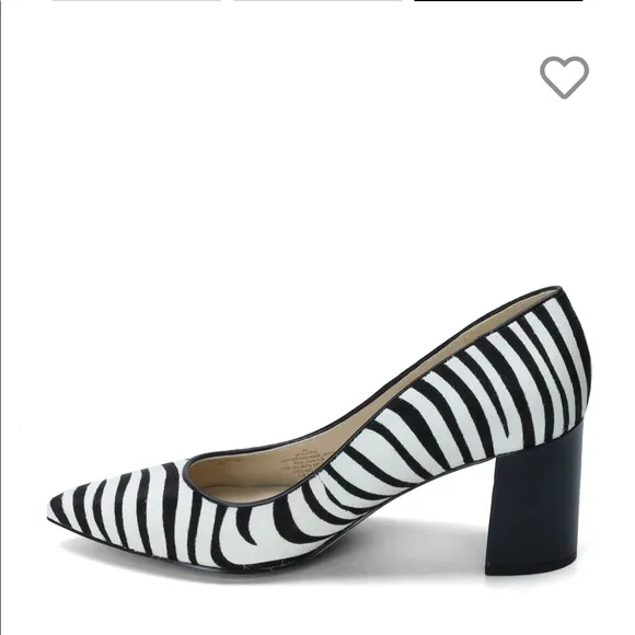 🦓 NIB Marc Fisher Zebra Print Pumps size 10