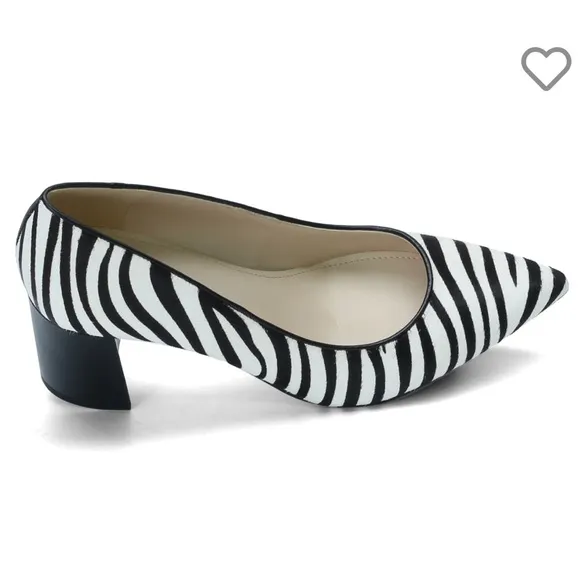 🦓 NIB Marc Fisher Zebra Print Pumps size 10