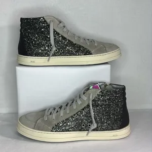 🔥🔥🔥 P448 Skate Glitter High Top Sneaker In Glitter Size: 40/ 10 US🔥🔥🔥