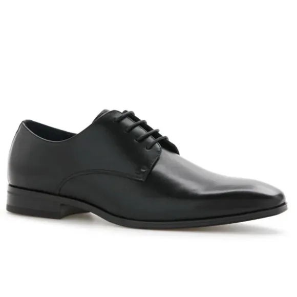 - Perry Ellis Portfolio Randall Men's Black Leather Dress Shoes sz 12 nwb