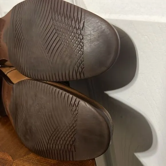 🔥🔥 ROCKPORT Simon Cap Toe Oxford Cognac Leather Dress Shoes - Men Sz 12 - EUC