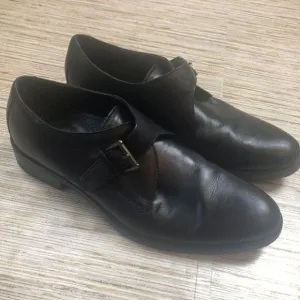 1295 Cole Haan Air Madison Black Leather Monk Strap Dress Shoes Men’s Size 11M