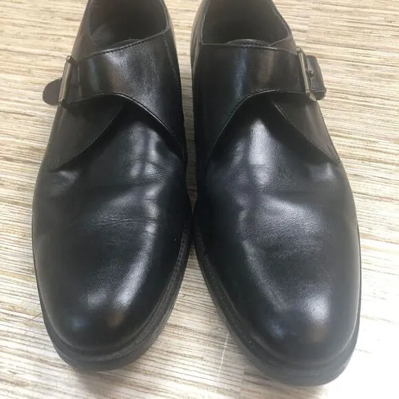 1295 Cole Haan Air Madison Black Leather Monk Strap Dress Shoes Men’s Size 11M