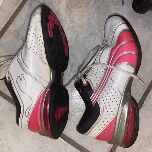 2 pairs Girls Athletic Shoes -Black and Pink
