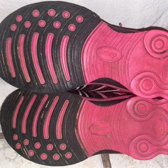 2 pairs Girls Athletic Shoes -Black and Pink
