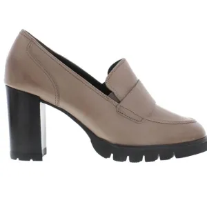 $450 PAUL GREEN‎ NINA LOAFER PUMP ANTELOPE STAR LEATHER 8 AU/ 10.5 US, (G 764)