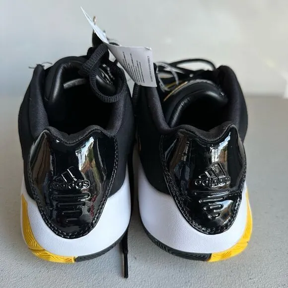 Adidas Agent Gil Restomod Mens Basketball Shoes Black Yellow GY6479 Size 10.5