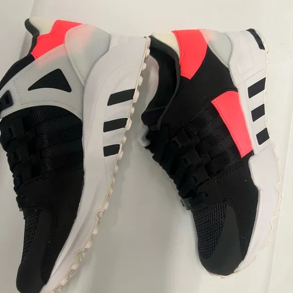 Adidas Big Kids Shoes Core Black/Turbo Red BB2964 EQT Support J 3.5/EU35.5