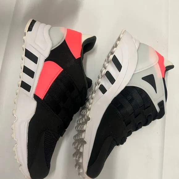 Adidas Big Kids Shoes Core Black/Turbo Red BB2964 EQT Support J 3.5/EU35.5