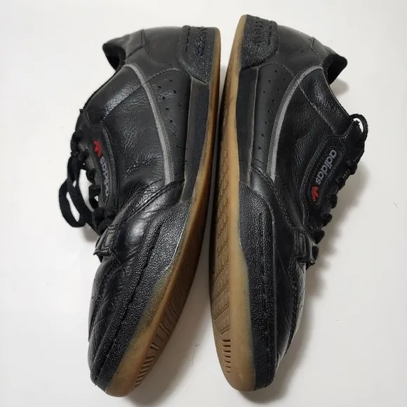 ADIDAS Continental 80 Black Grey Gum Men's Size US 11 Shoes EUC