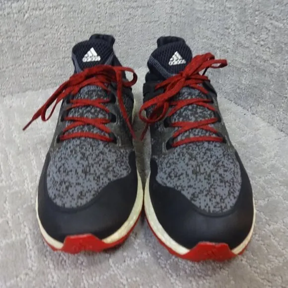 Adidas Crossknit Boost Mens Size 10.5 US Black Gray Golf Sneaker Shoes Q44684