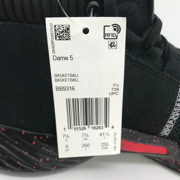 Adidas Dame 5 BB9316 Lillard People's Champ