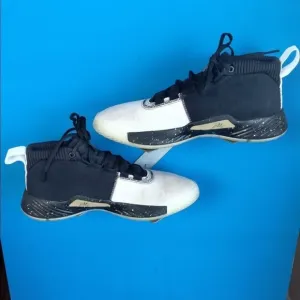 Adidas Dame 5 Shoes G28821 Core Black Gold Metallic Cloud Lillard Size 9.5
