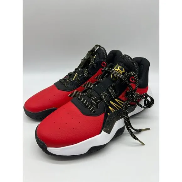 Adidas D.O.N. Issue 1 GCA Black Scarlet Basketball Shoes Men's EF9966 Size 7.5