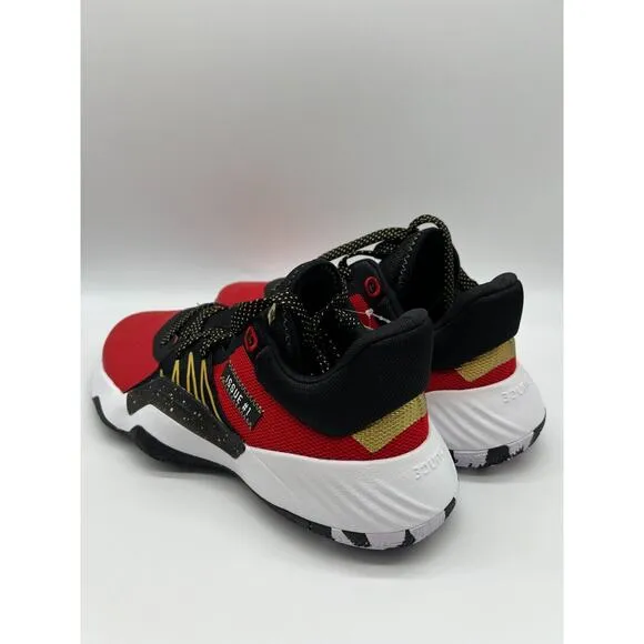 Adidas D.O.N. Issue 1 GCA Black Scarlet Basketball Shoes Men's EF9966 Size 7.5