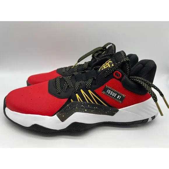 Adidas D.O.N. Issue 1 GCA Black Scarlet Basketball Shoes Men's EF9966 Size 7.5