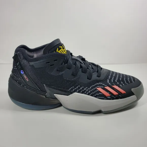 Adidas D.O.N. Issue 4 Xbox Basketball Shoes Black Red Blue HQ3451 Boys Size 5