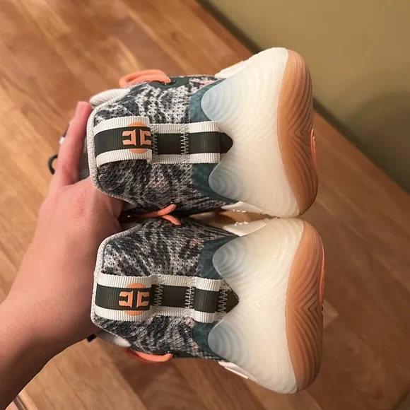 Adidas Harden Stepback 3 Tie Dye Green Shoes 6Y/7.5W