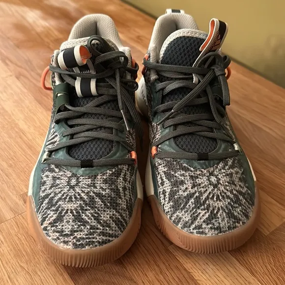 Adidas Harden Stepback 3 Tie Dye Green Shoes 6Y/7.5W