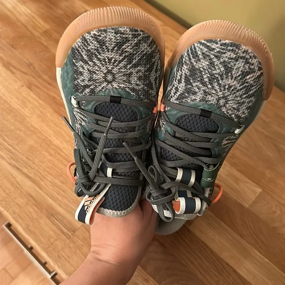Adidas Harden Stepback 3 Tie Dye Green Shoes 6Y/7.5W