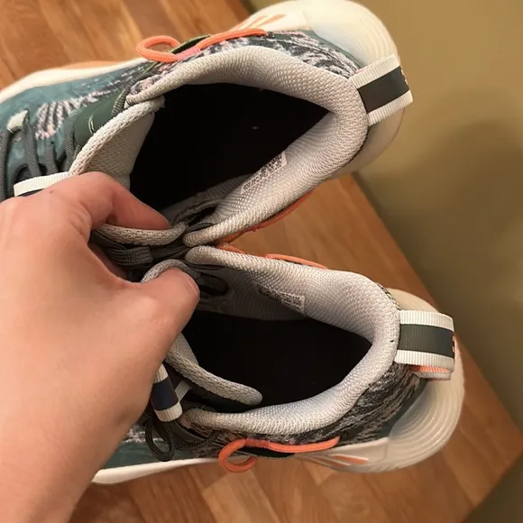 Adidas Harden Stepback 3 Tie Dye Green Shoes 6Y/7.5W