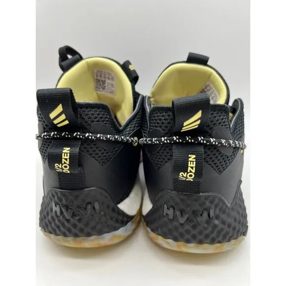 adidas Harden Vol. 6 Black Gold Basketball Shoes GW1712 Men's Size 10 NWT.