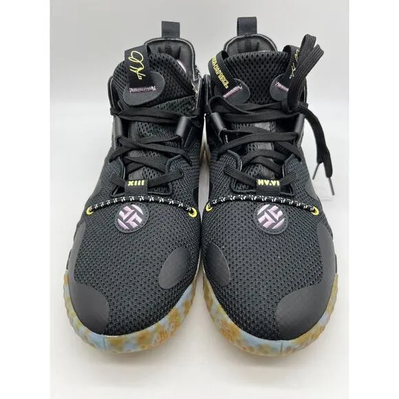 adidas Harden Vol. 6 Black Gold Basketball Shoes GW1712 Men's Size 10 NWT.
