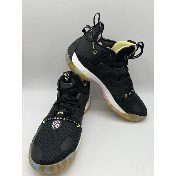 adidas Harden Vol. 6 Black Gold Basketball Shoes GW1712 Men's Size 10 NWT.