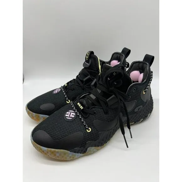 adidas Harden Vol. 6 Black Gold Basketball Shoes GW1712 Men's Size 10 NWT.