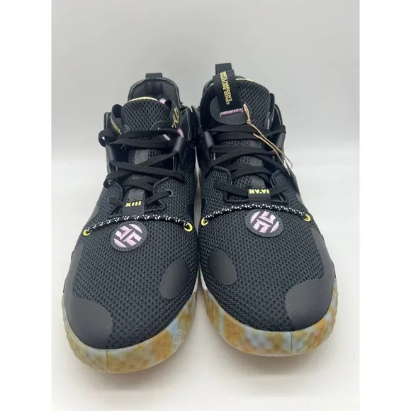 adidas Harden Vol. 6 Black Gold Basketball Shoes GW1712 Men's Size 12 NWT🛒
