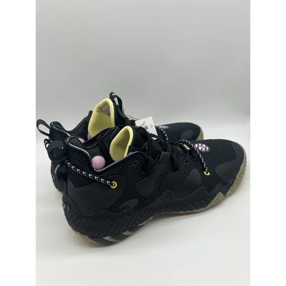 adidas Harden Vol. 6 Black Gold Basketball Shoes GW1712 Men's Size 12 NWT🛒