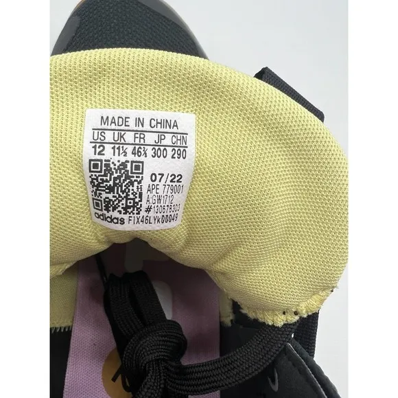 adidas Harden Vol. 6 Black Gold Basketball Shoes GW1712 Men's Size 12 NWT🛒