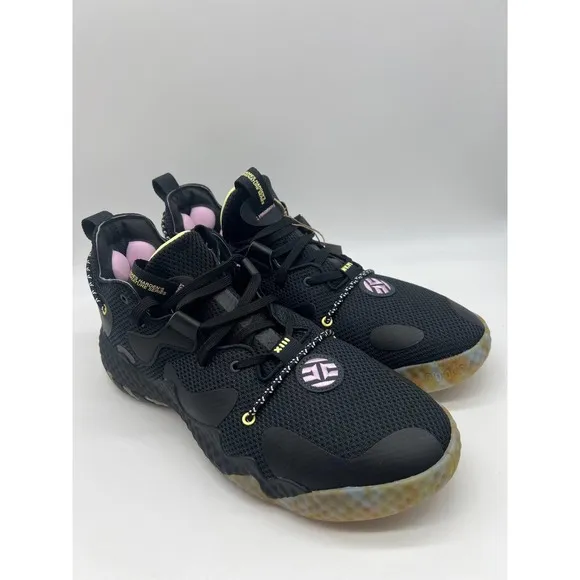 adidas Harden Vol. 6 Black Gold Basketball Shoes GW1712 Men's Size 12 NWT🛒