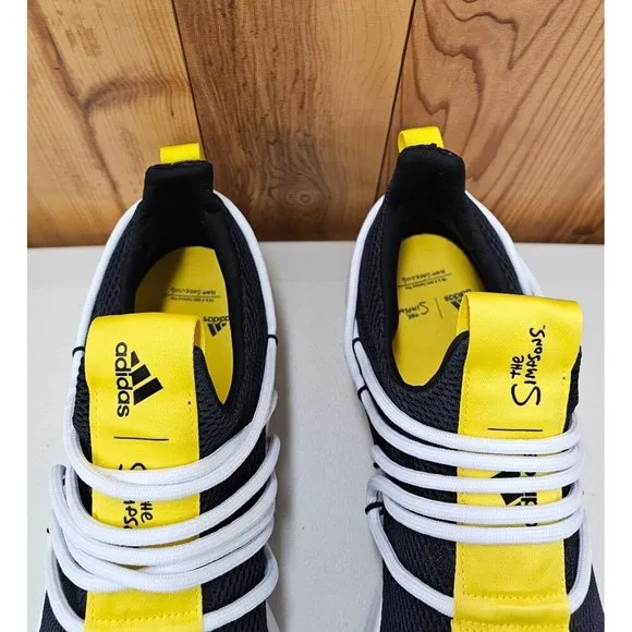 Adidas Lite Race The Simpsons &quot;El Barto&quot; Men's Shoes Size 12