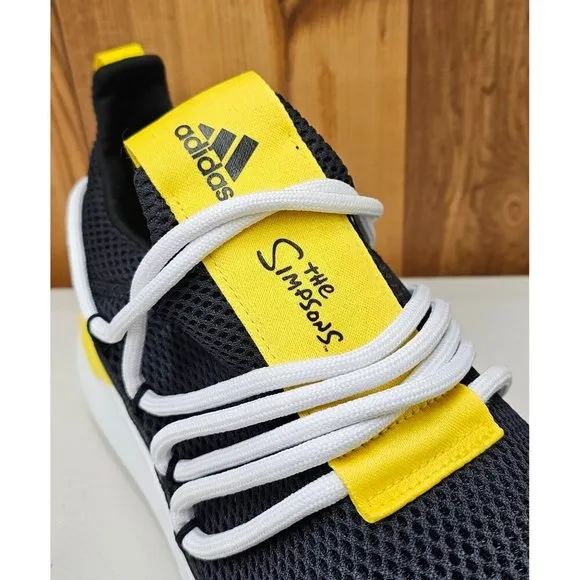 Adidas Lite Race The Simpsons &quot;El Barto&quot; Men's Shoes Size 12