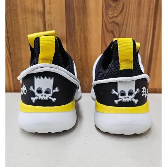 Adidas Lite Race The Simpsons &quot;El Barto&quot; Men's Shoes Size 12