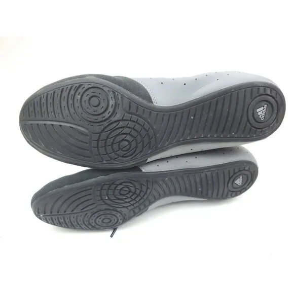 Adidas Mat Hog 2.0 Grey/Black Wrestling Shoes ( F99823 ) Size 9.5