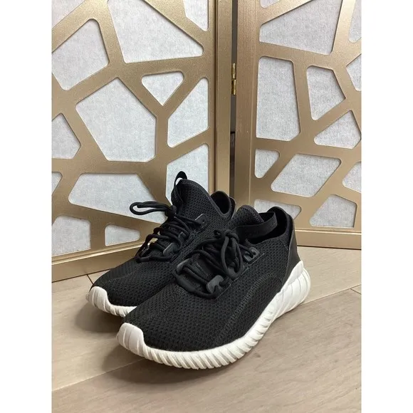 Adidas Mens 5.5  Eu 38 Black Tubular Doom Sock Primeknit Sneaker Shoes BZ0332
