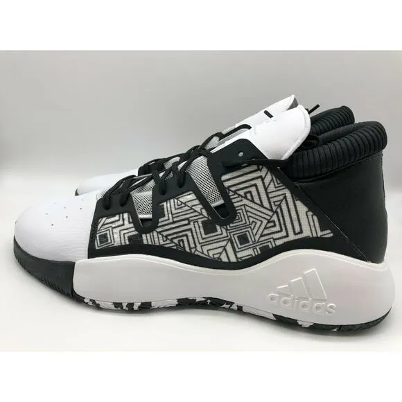 adidas Men's Pro Vision BasketBall Shoes White/Black EF0477 Size 13.5