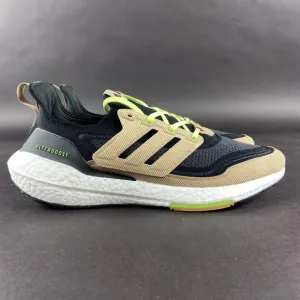 Adidas Men's Ultraboost 21 Corduroy Black Beige White Shoes GX5254 Sizes 11 - 13