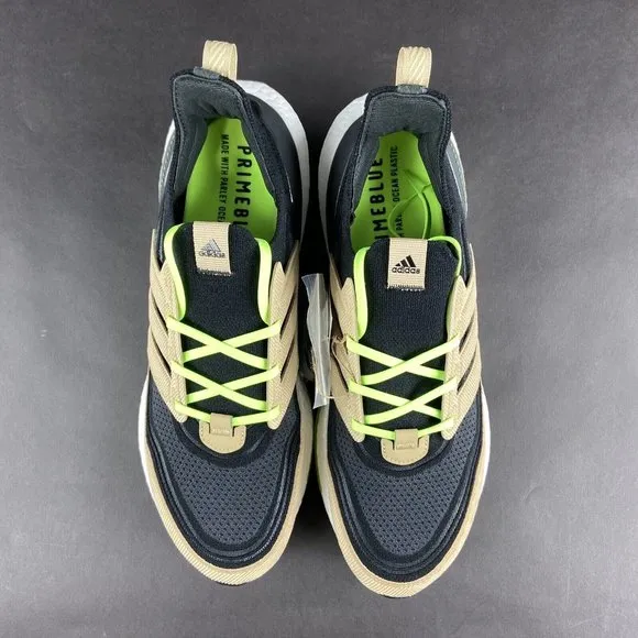 Adidas Men's Ultraboost 21 Corduroy Black Beige White Shoes GX5254 Sizes 11 - 13