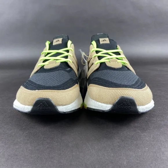 Adidas Men's Ultraboost 21 Corduroy Black Beige White Shoes GX5254 Sizes 11 - 13
